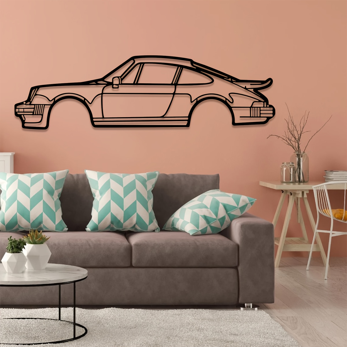  Creativo pintado decoración del hogar coche forma
