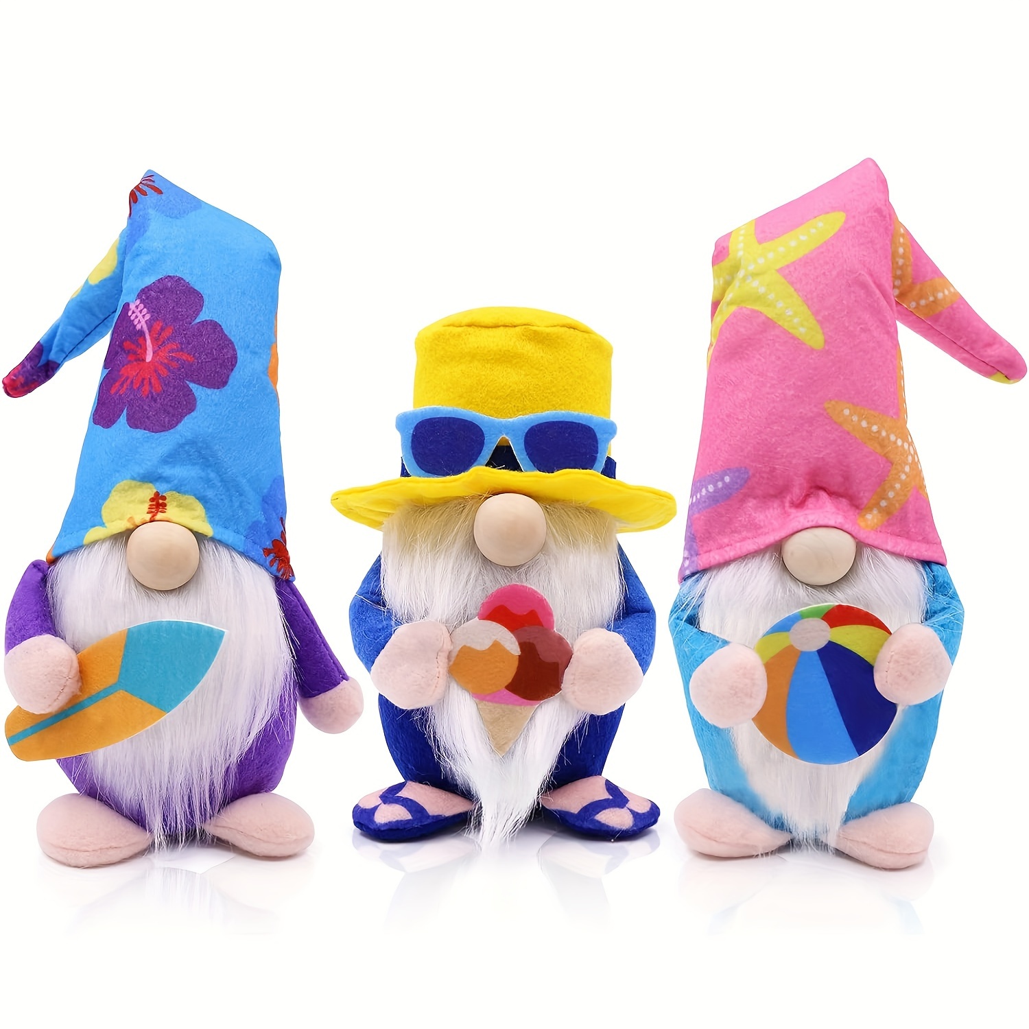 Beach Gnomes Summer Gnomes Plush Garden Swedish Gnomes - Temu