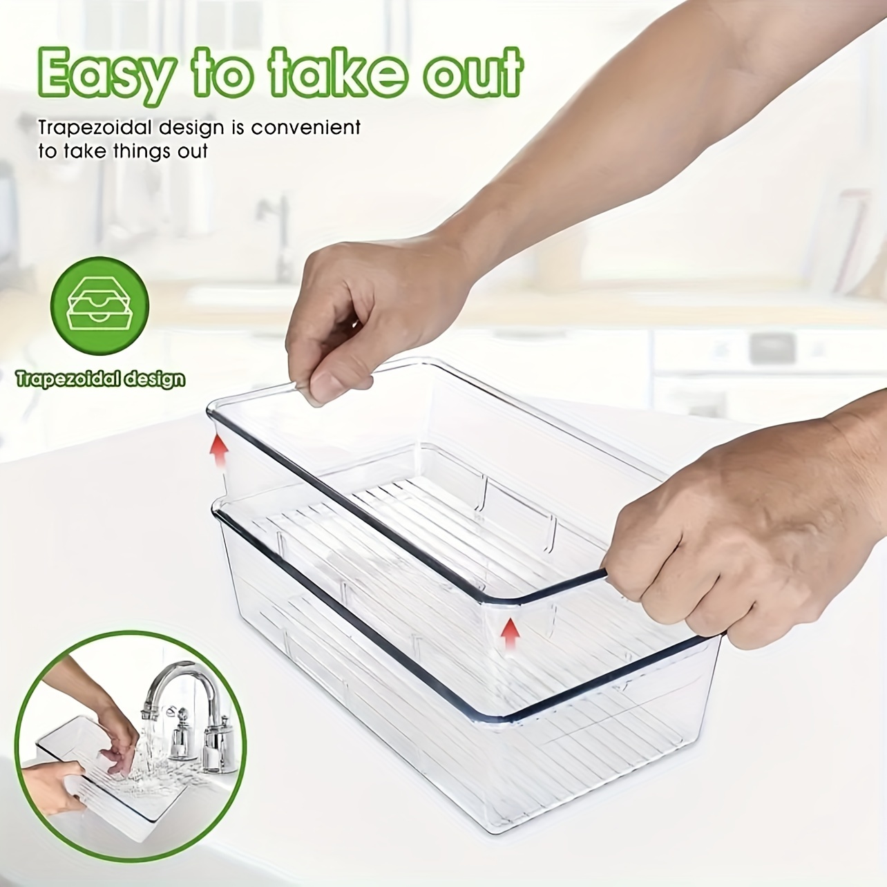 Organizador transparente para refrigerador - MUNDO GIFT