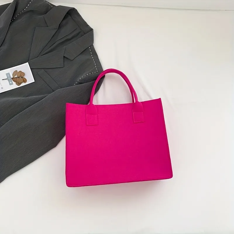 Fashionable Tote Bag For Women Trendy Versatile Argyle Pattern