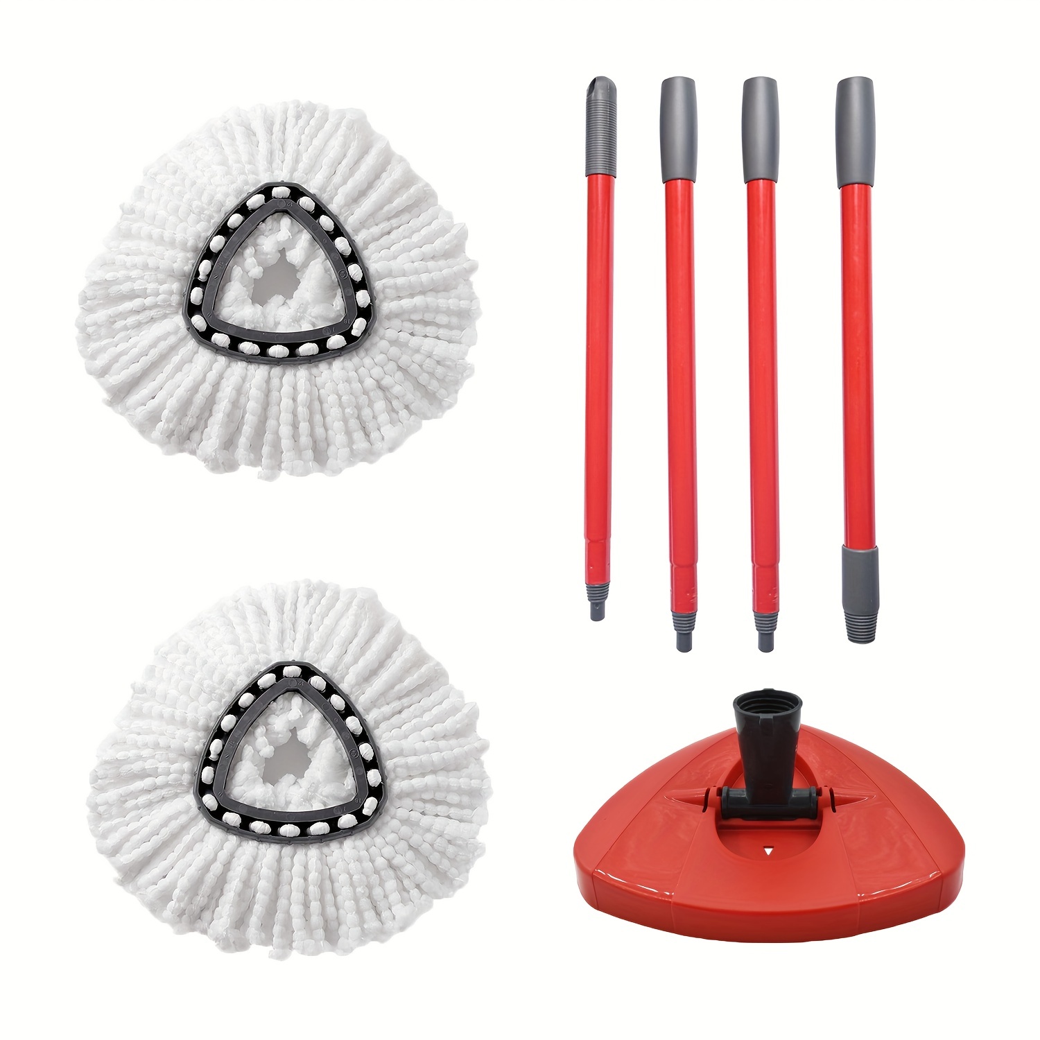 Rotatable Fit Vileda Spin&Clean Mop Self-Clean Round Pad Replacements -  China Made in China and Mop price