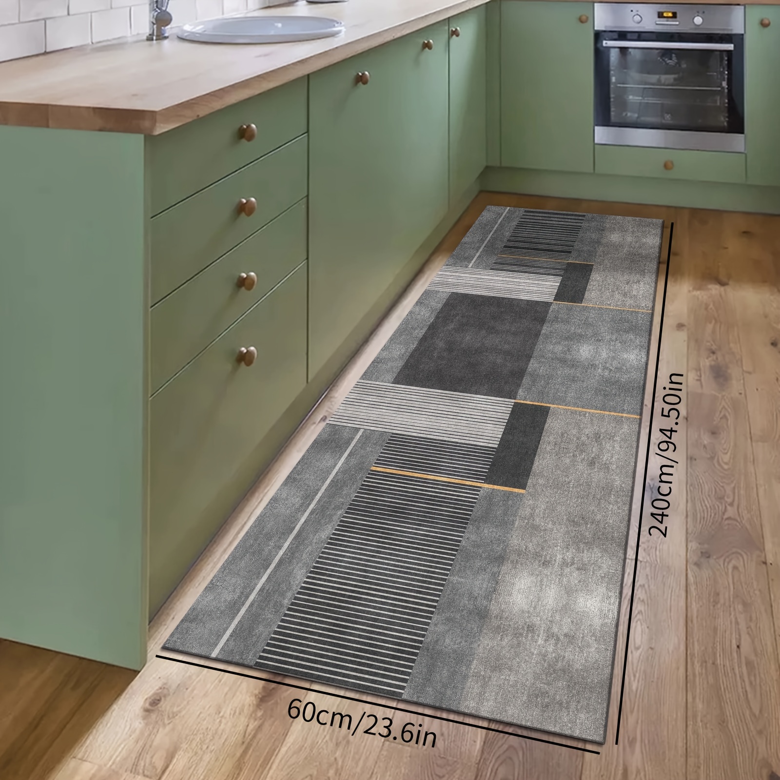 Modern Absorbent Floor Mat Anti fatigue Oil proof Kitchen - Temu Germany