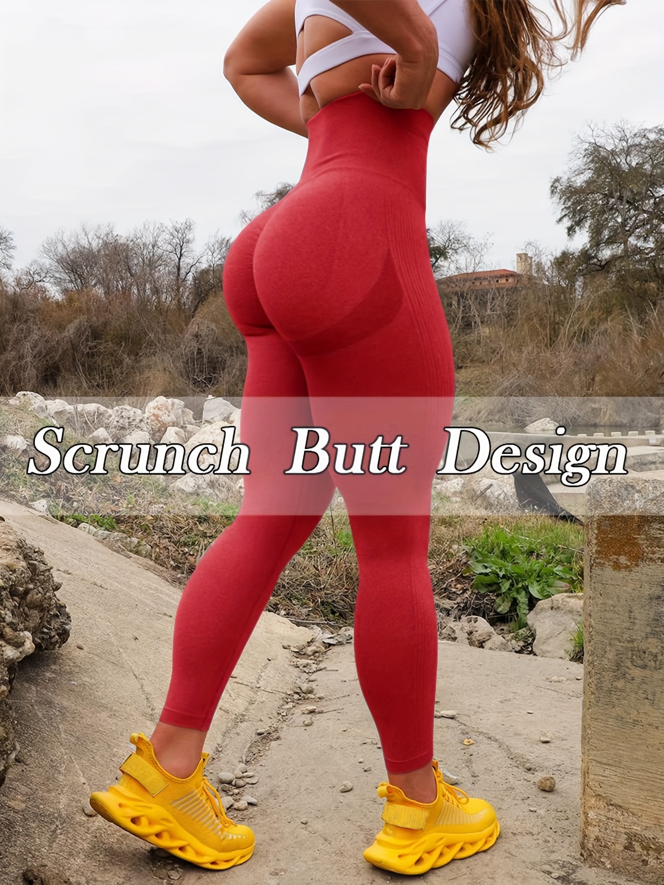 Custom Women Seamless Scrunch Butt Fitness