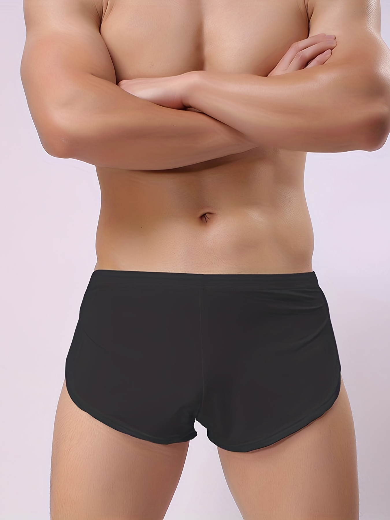 Men's Fashion Sexy Low Breathable Soft Comfy Boxer - Temu Canada