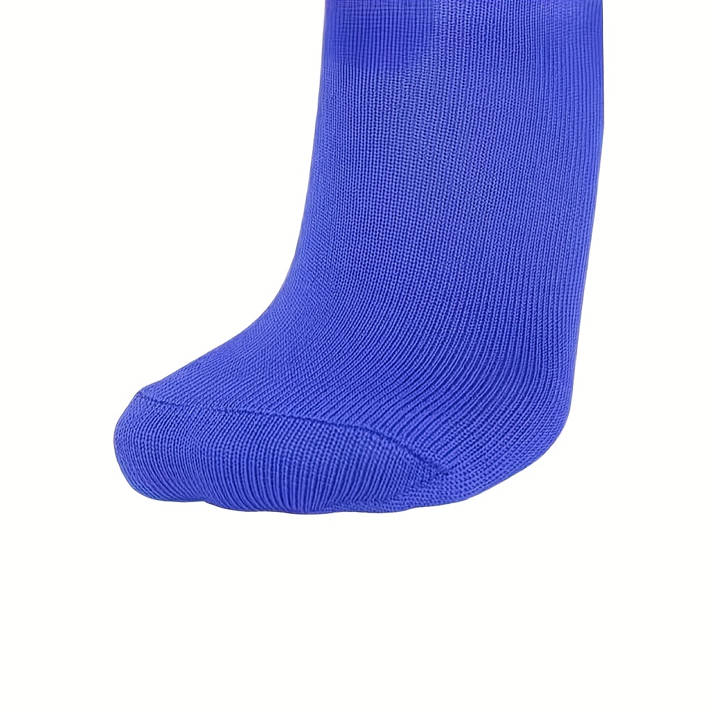 1 Pair Of Kids Baseball Socks Solid Comfy Breathable Knee High