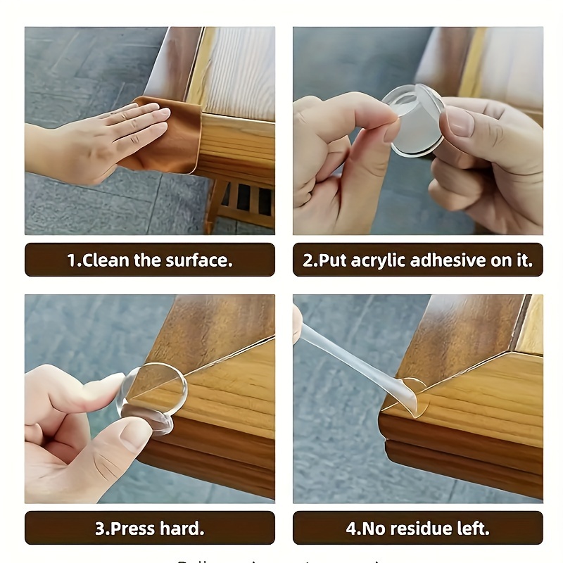 How To Cover Sharp Edges Of Furniture - Table Corner Protectors Guard