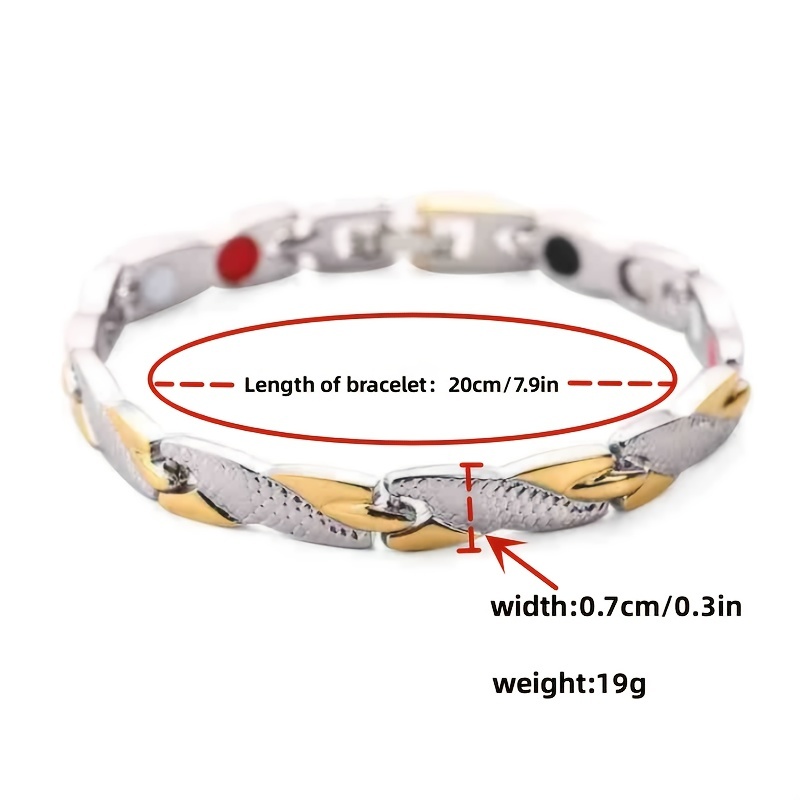Men's 7mm Detachable Adjustable Dragon Pattern Bracelet