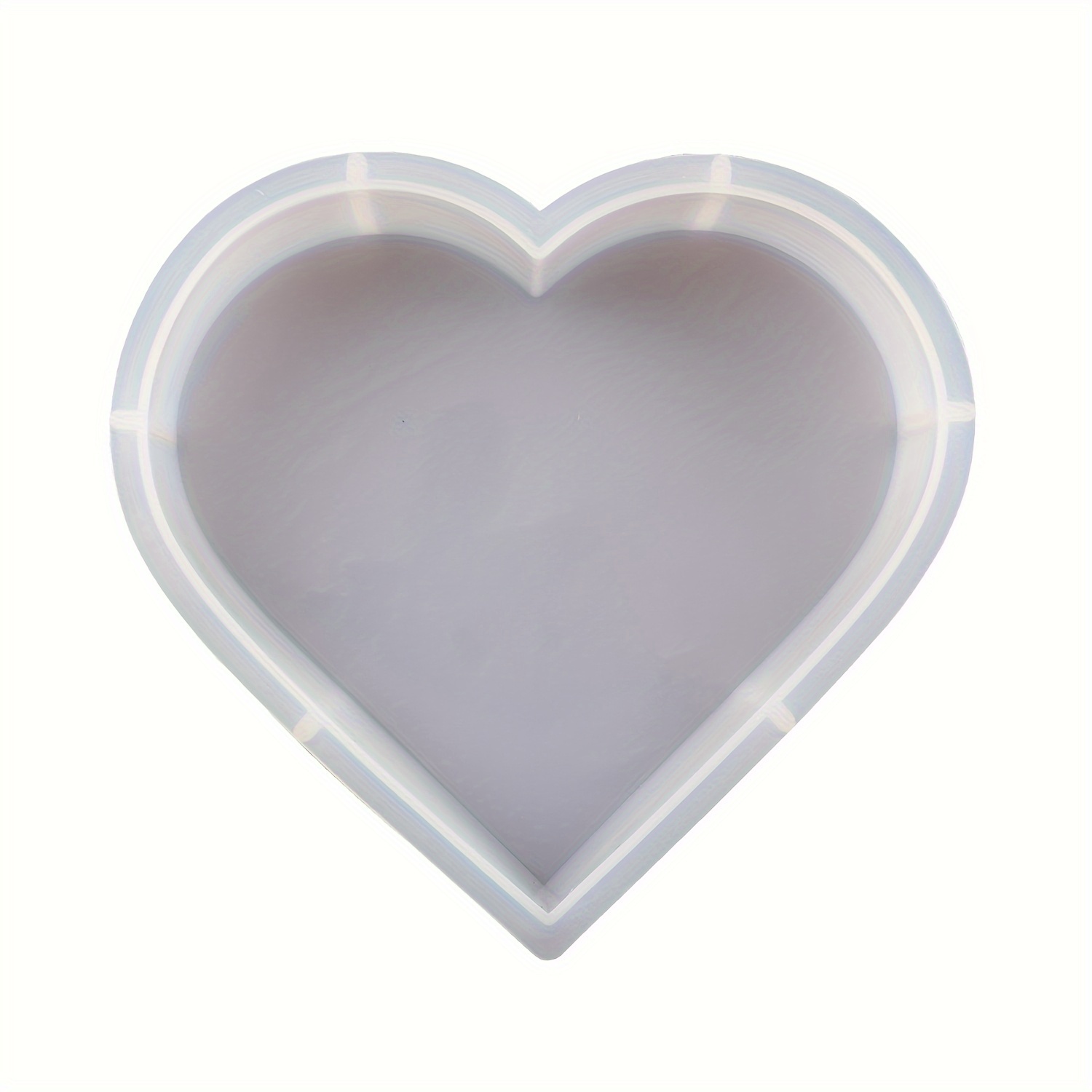 Resin Silicone Mold Big Heart Hexagon Round Square Rectangle Resin