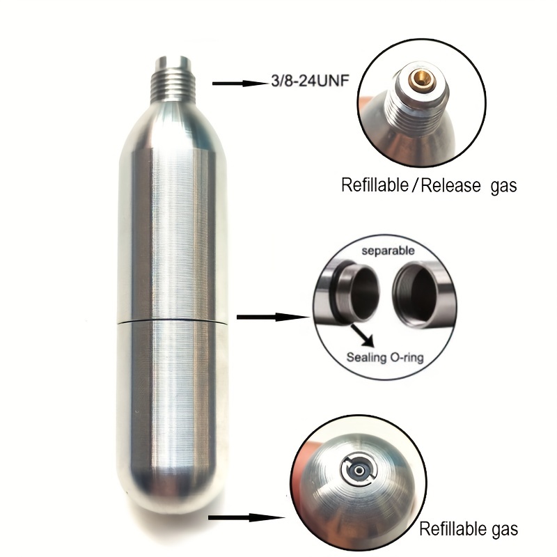 ZTTO-Soporte de cartucho de CO2 para bicicleta de carretera, soporte para  botella de agua, 2 Cartuchos de CO2