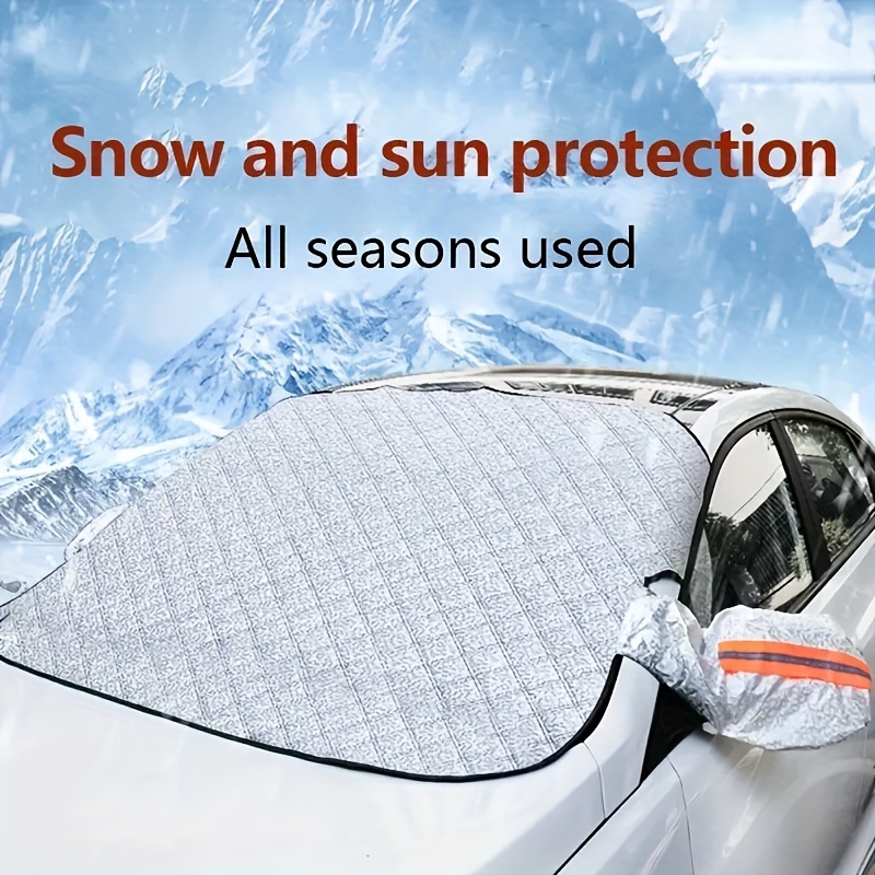 Auto Windschutzscheibe Schneeeisabdeckung mit 4 Schichten Schutz,  Schneeschutz