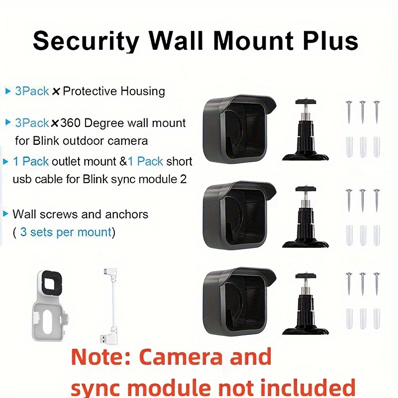 Suitable Plastic Shell Blink Blink Outdoor Camera Wall - Temu