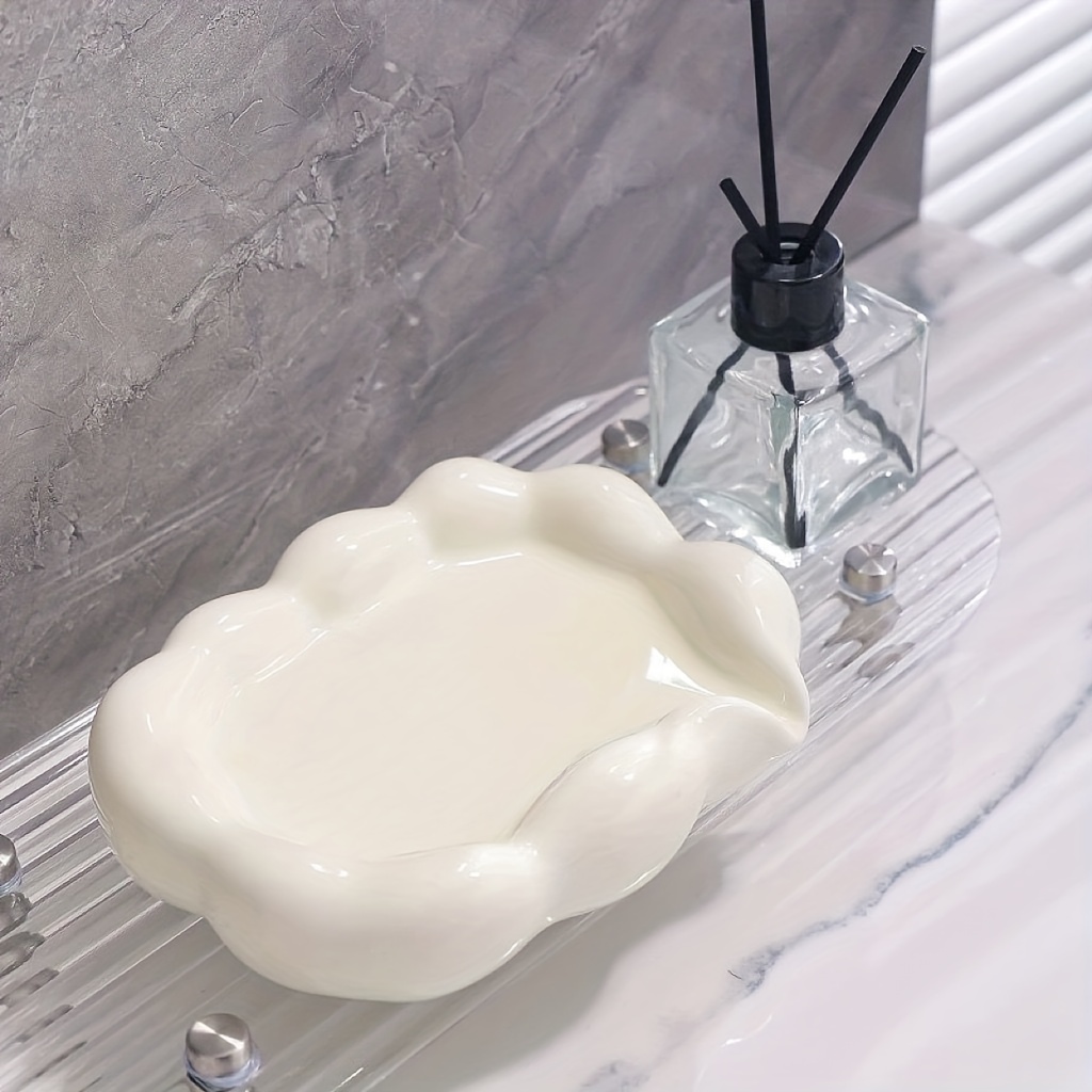 Self-Draining Soap Dish - Cloud