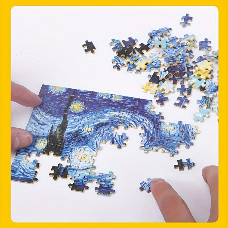 150 Pezzi Di Mini Provetta Puzzle Di Carta Addensata, Esclusa Cornice Per  Foto, Puzzle Piatto Fai Da Te In Stile Cartone Animato Gioco Di Puzzle Mini  Puzzle Di Carta Blu Adatto Per