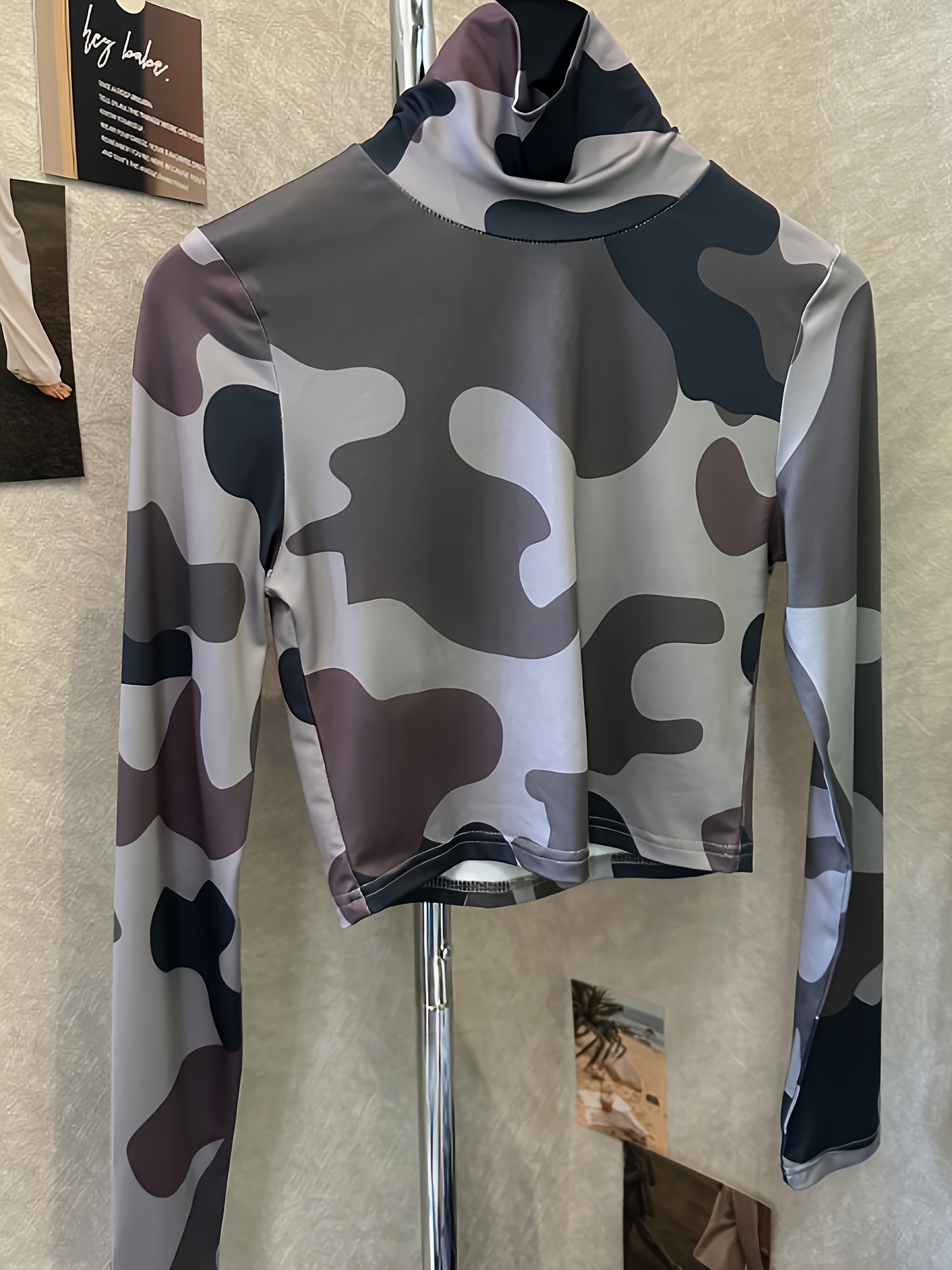 Camouflage turtleneck outlet shirts