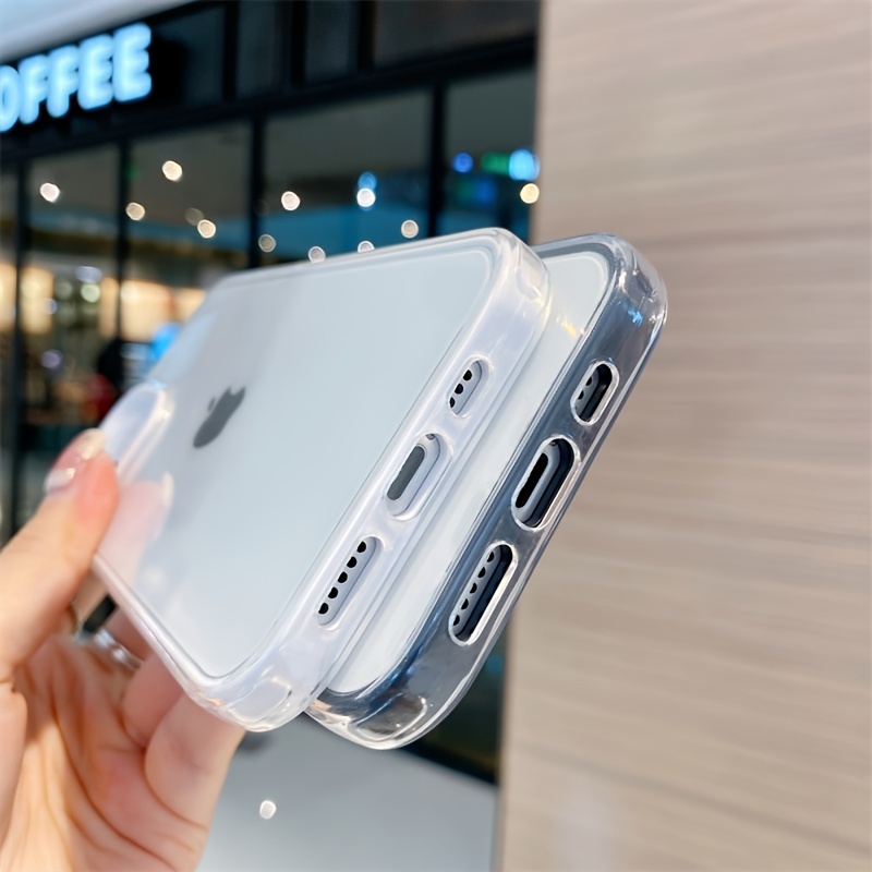 Shockproof Protective Phone Case Iphone Models Transparent - Temu