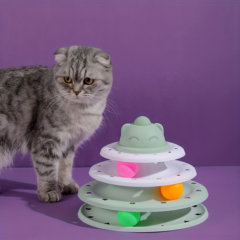 Three Layer Cat Toy Turntable for Endless Entertainment