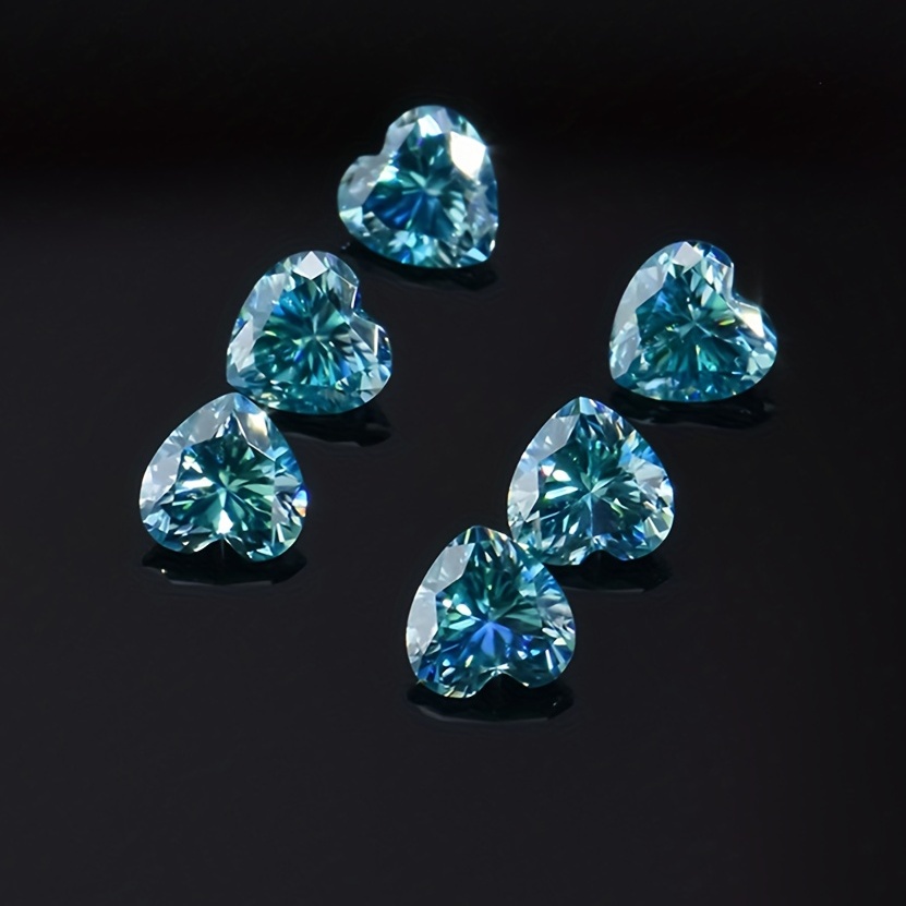 Topaz Moissanite Diamond Heart 3CT Loose Stone Detect Diamond Detection Pen