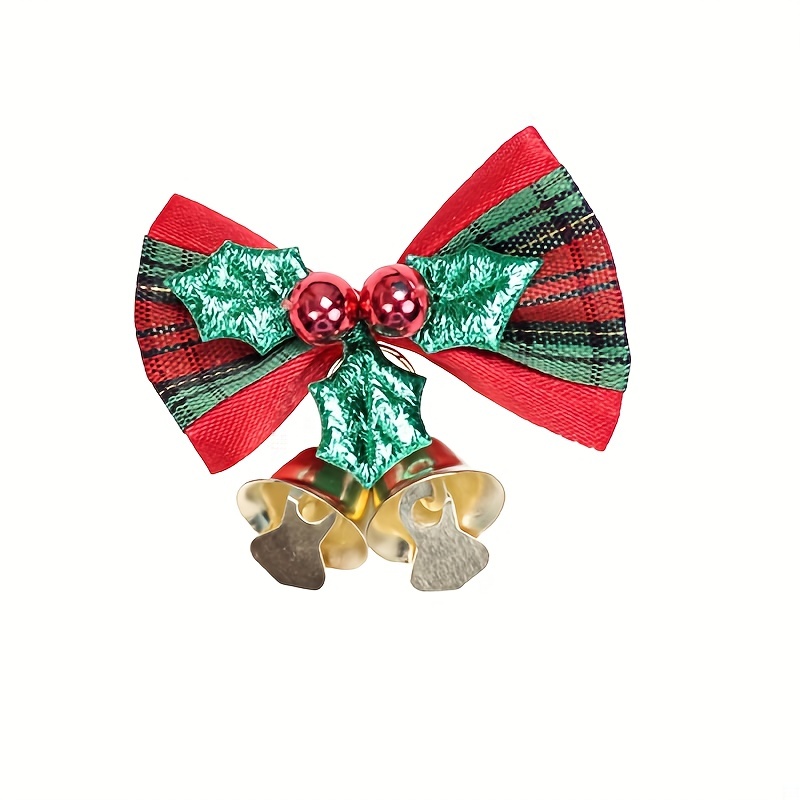 Christmas Charms For Jewelry Making Red Green Xmas Bow - Temu