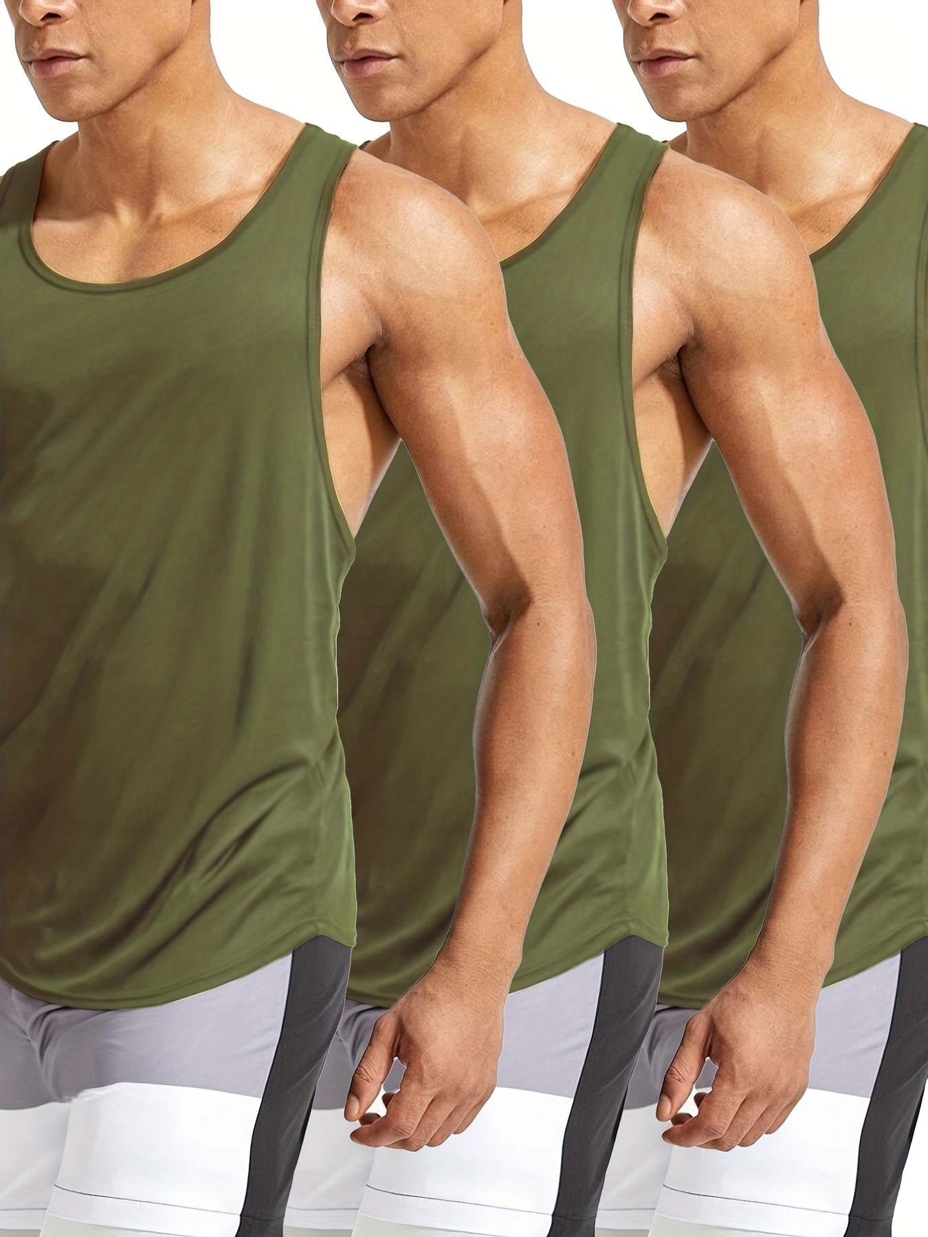 Men's Basic Tank Top Summer Casual Loose Sleeveless Shirt - Temu