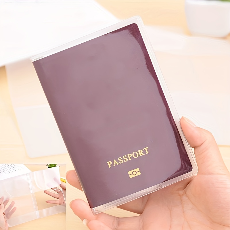 Etui Passeport Transparent, 6 PCS Protège Passeports Transparent, Pochette  Passeport, Protecteur de Passeport en Plastique Transparent, Couvertures de  Passeport pour Passeport de Taille Standard : : Mode