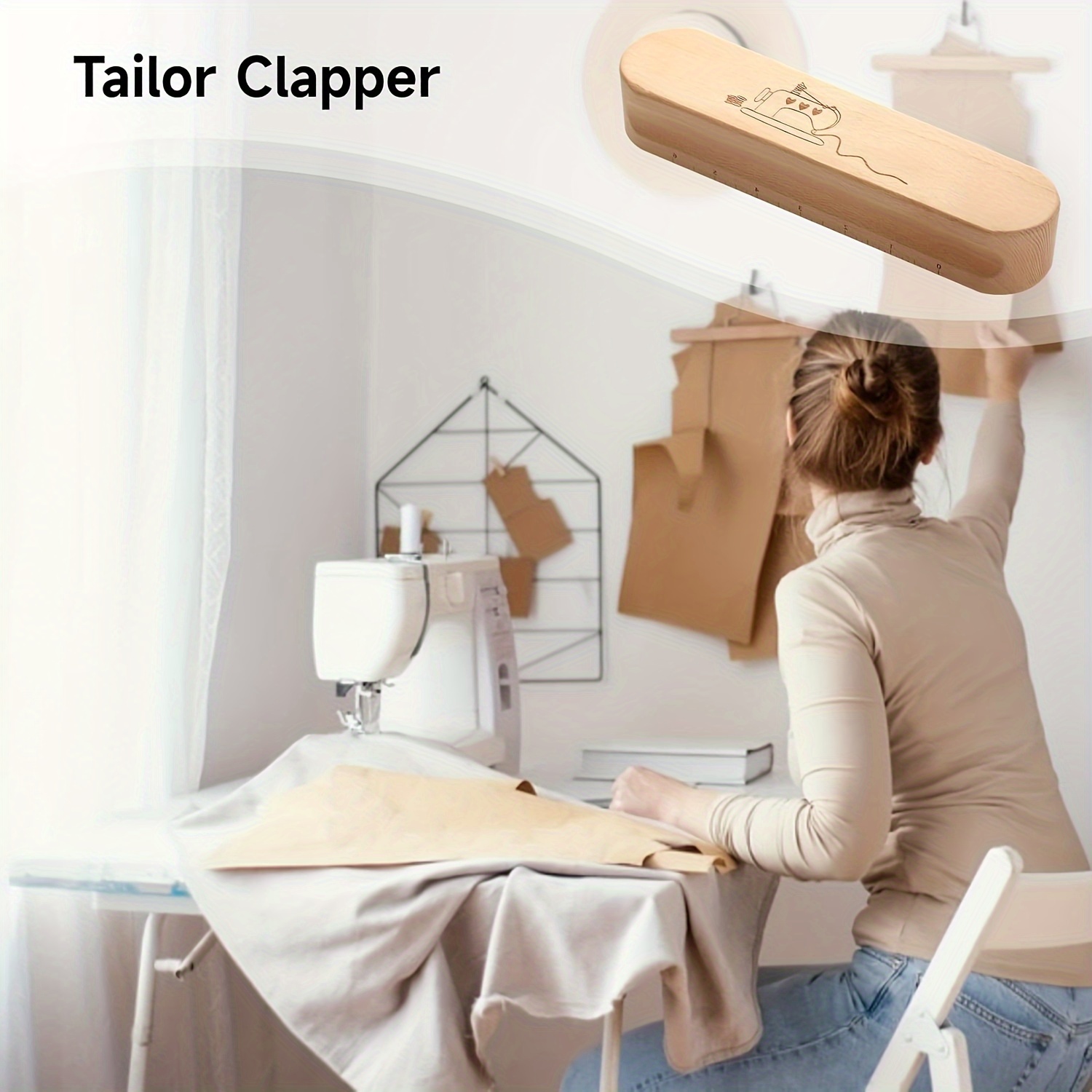 Hardwood Tailors Clapper, Quilters Pressing and Seam Flattening