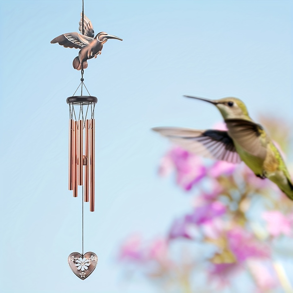 Vintage Wrought Iron Angel Multi Tubes Wind Chimes For Outside