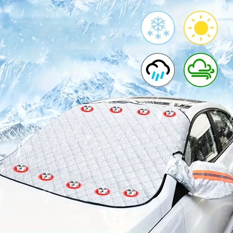 Acheter Couverture de neige épaisse à 7 couches pour pare-brise de voiture,  Extra Large, Protection contre la neige, Anti-gel, pare-soleil