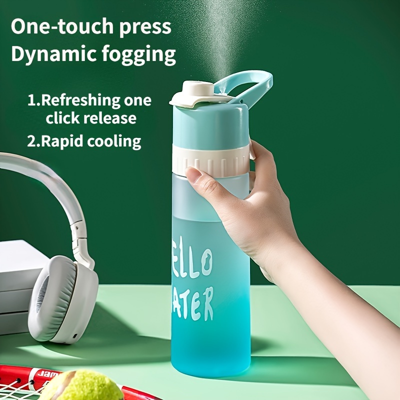 Portable Spray Frosted Water Bottle Anti fall Heat Resistant - Temu