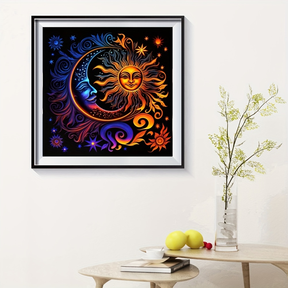 Fiyo 5d Diy Diamond Painting Dreamy Moon Tree Mosaic - Temu