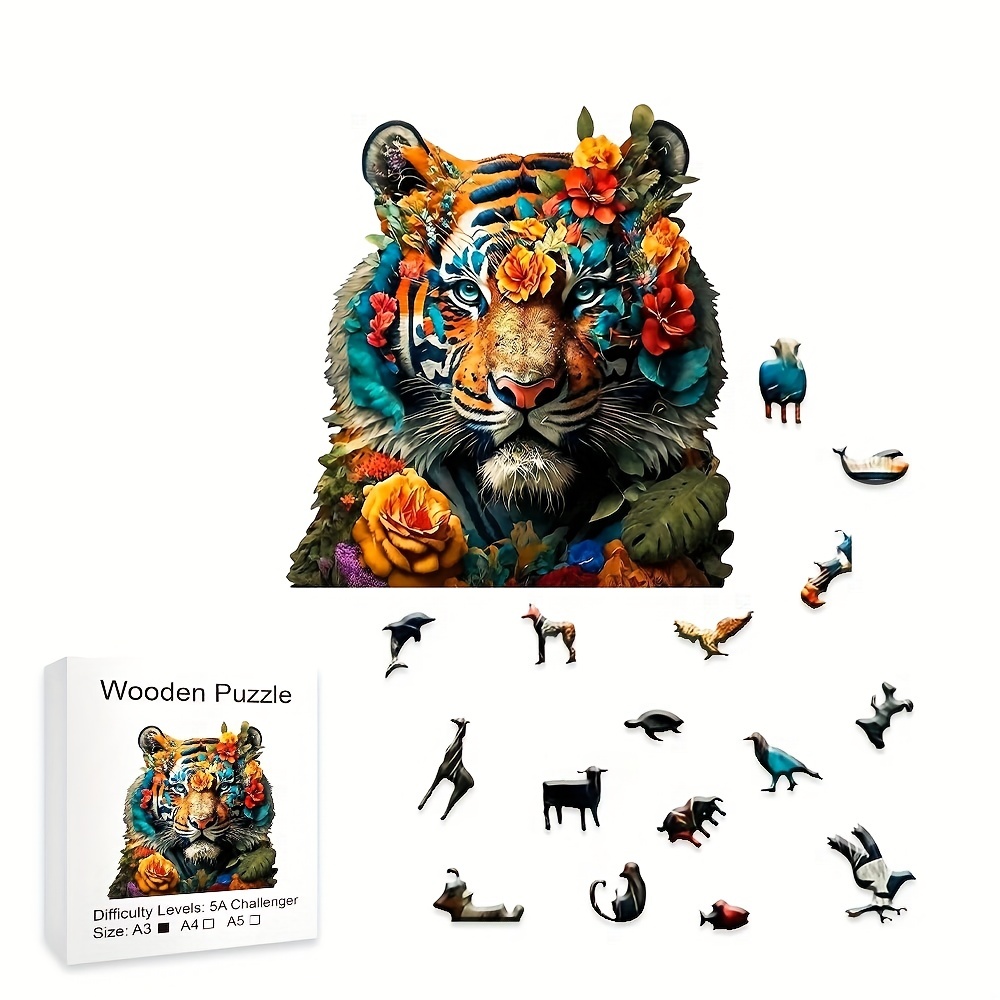 Wooden Animal Puzzles Adults, Games Puzzles Adults