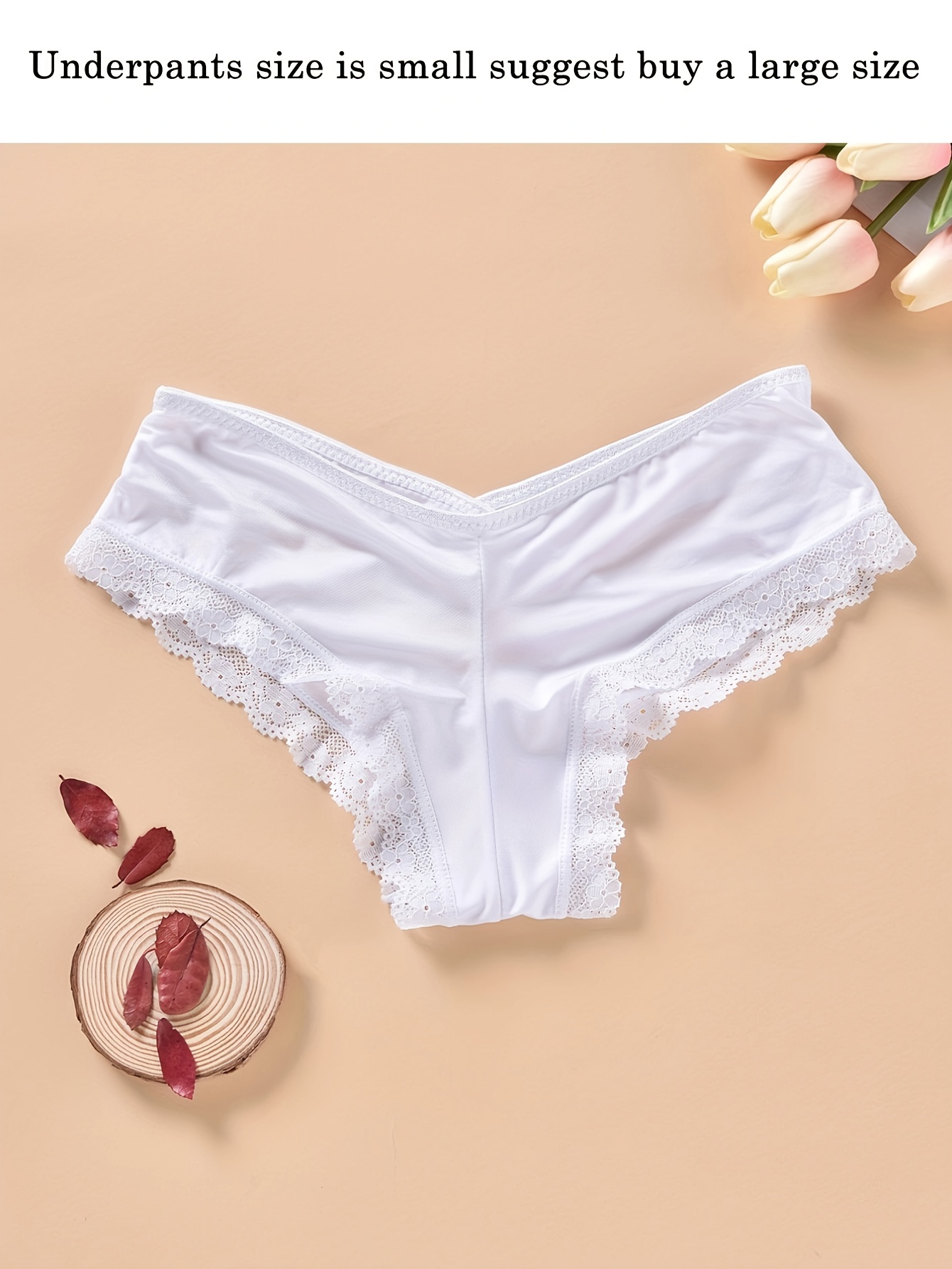 Women's Sexy G-String Underwear Cute Girls Hipster Low Waist Lace Floral  Hollow Briefs Ladies Panties Underpants