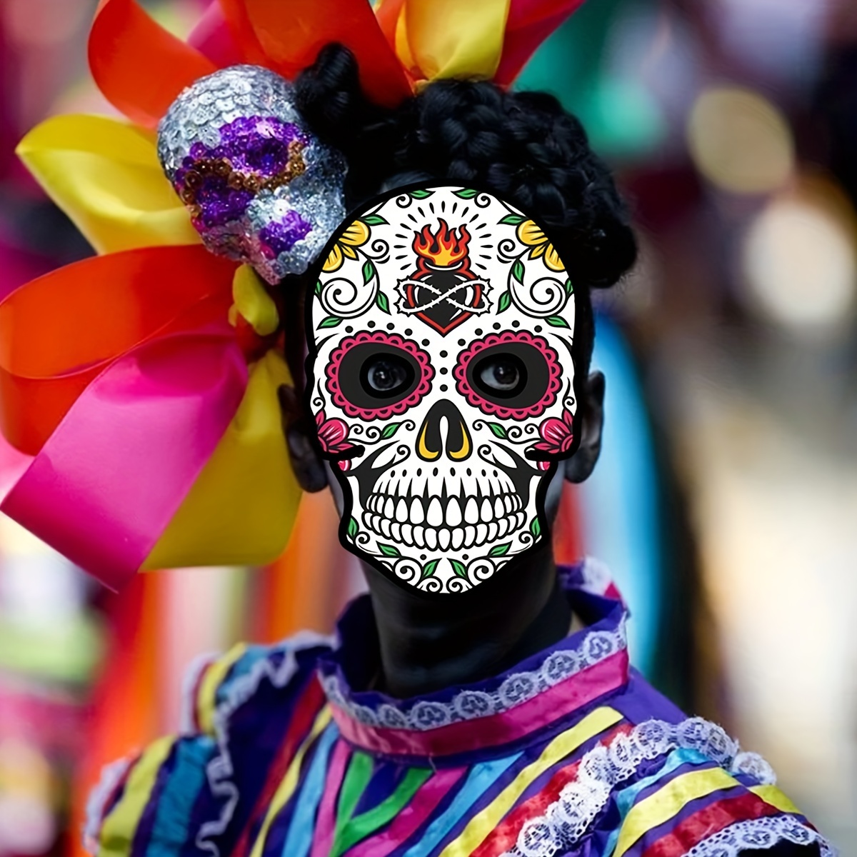 1 Stück Mexikanischer Totenkopf schlüsselanhänger Halloween - Temu Austria