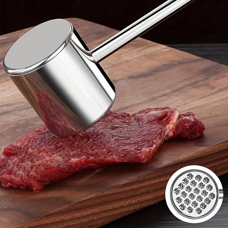 1pc Martillo Carne Mazo Carne Metal Ablandador Carne Acero - Temu