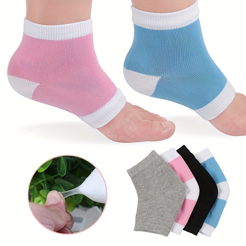 Heel Moisturizing Socks Open Toe Socks Cracked Gel Heel - Temu