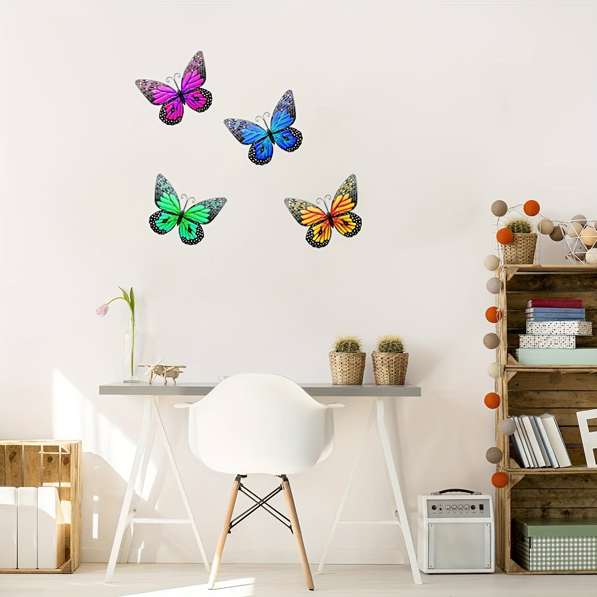 1pc décoration murale papillon en métal 3D (6 3 '') - Temu Belgium