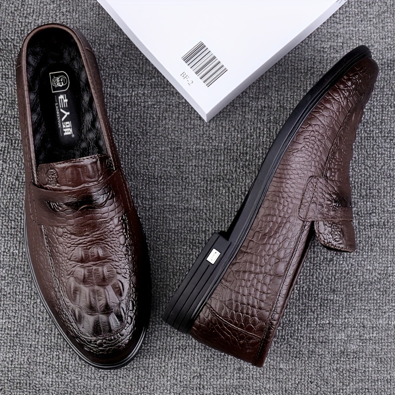 Premium Crocodile Embossed Calfskin