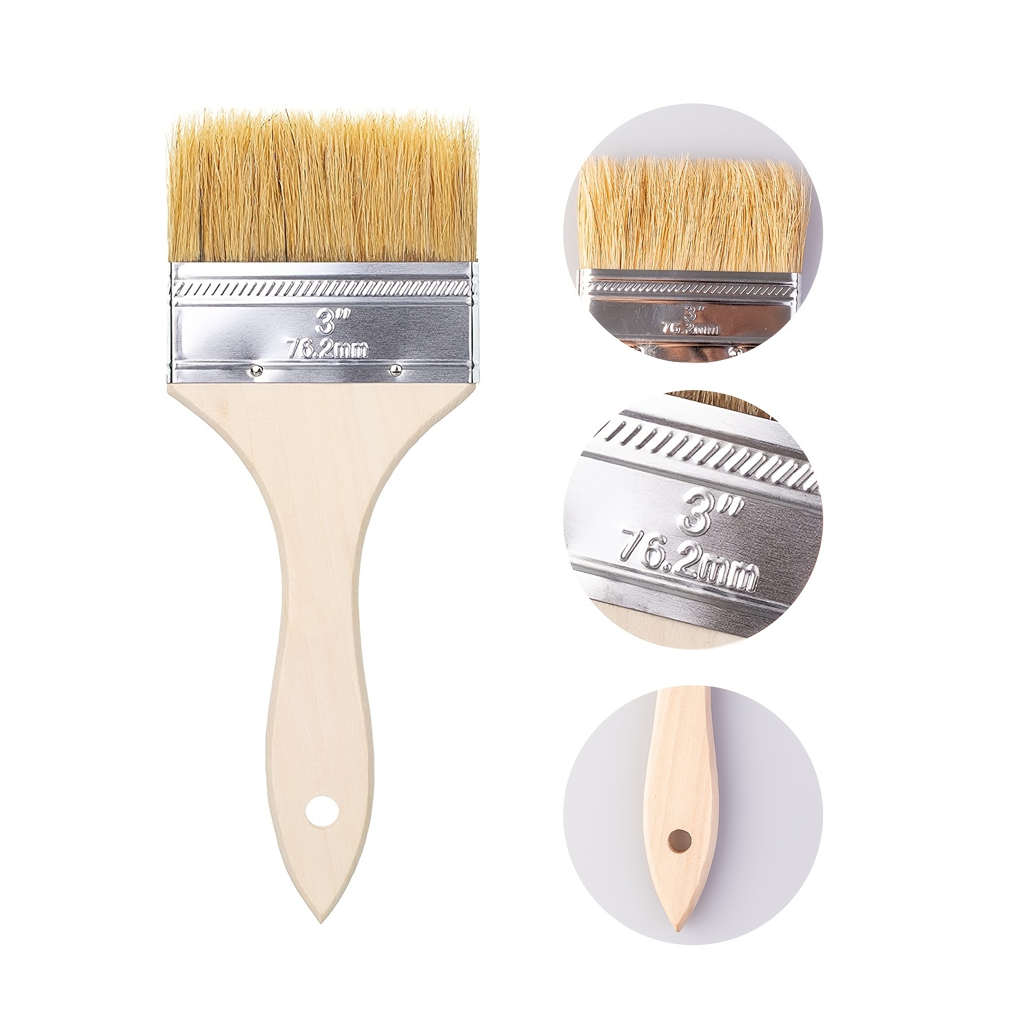 Chip Paint Brushes Set 1inch Chip Brush Brushes For Painting - Temu