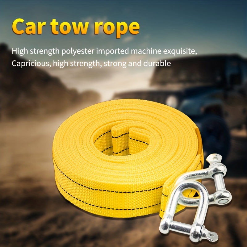 Universal Car Tow Rope Tow Belt Car Front Rear Bumper Towing - Temu  Philippines
