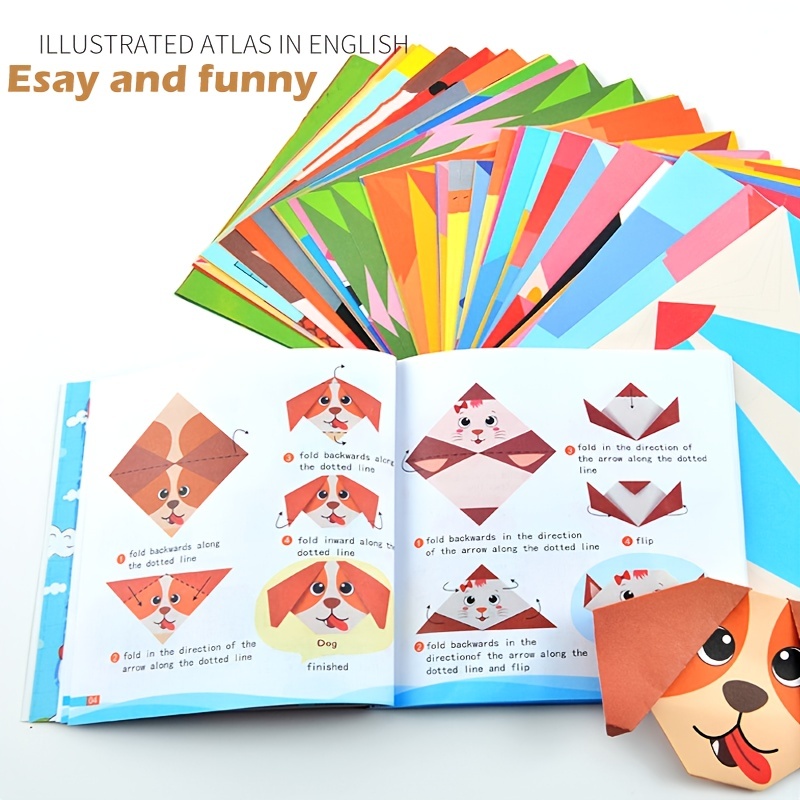 Craft Origami Paper For Kids Vivid Colorful Folding Papers - Temu