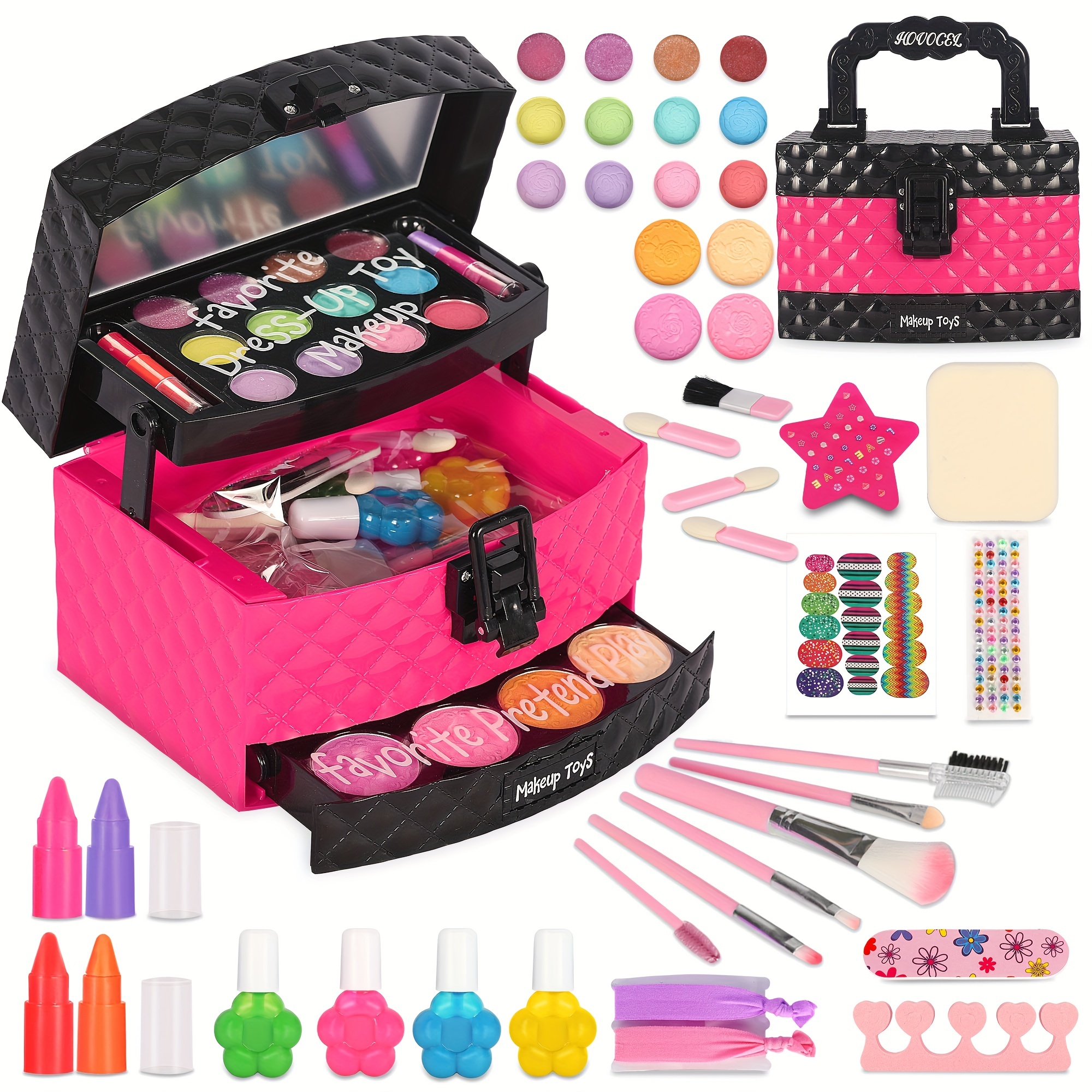 Mathea Real Makeup Girl Toys, Washable, Kids Makeup Kit for Girls, Makeup  Set Cosmetic Beauty Set for Kids, Makeup Toy for Girls