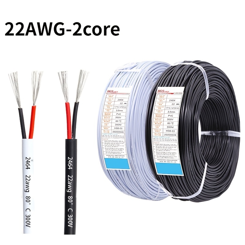 10m 18 To 26 Gauge Awg Electrical Wire Tinned Copper Insulated Pvc