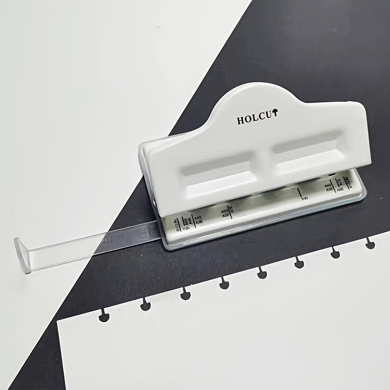 Mini Paper 6-Hole Puncher DIY A4 B5 A5 Loose Leaf Bind Hole Punch Mannual  Paper Cutter Machine Notebook Diary Binding Office