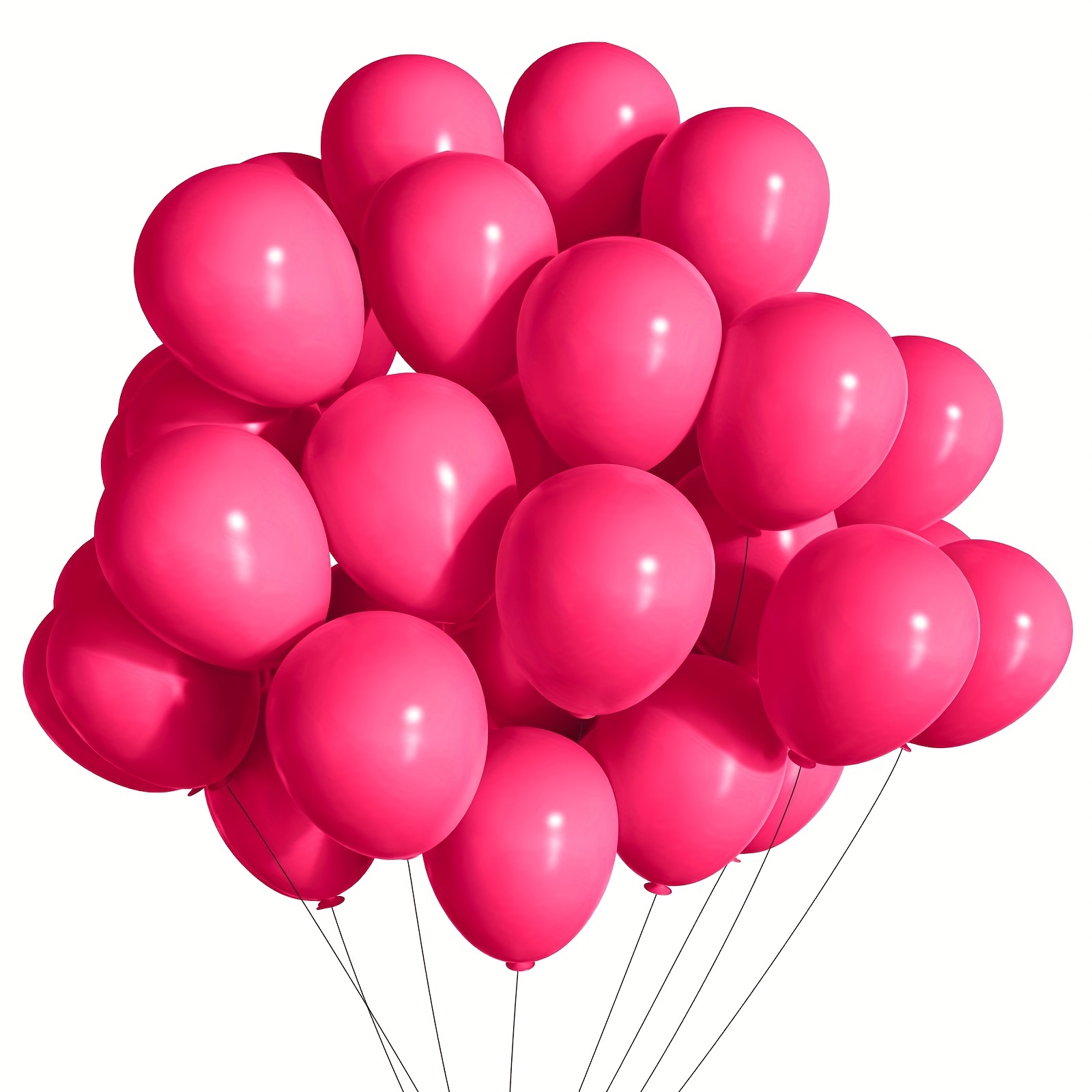 Fuchsia Mylar Heart Balloon - Hot Pink Balloons, Pink Party