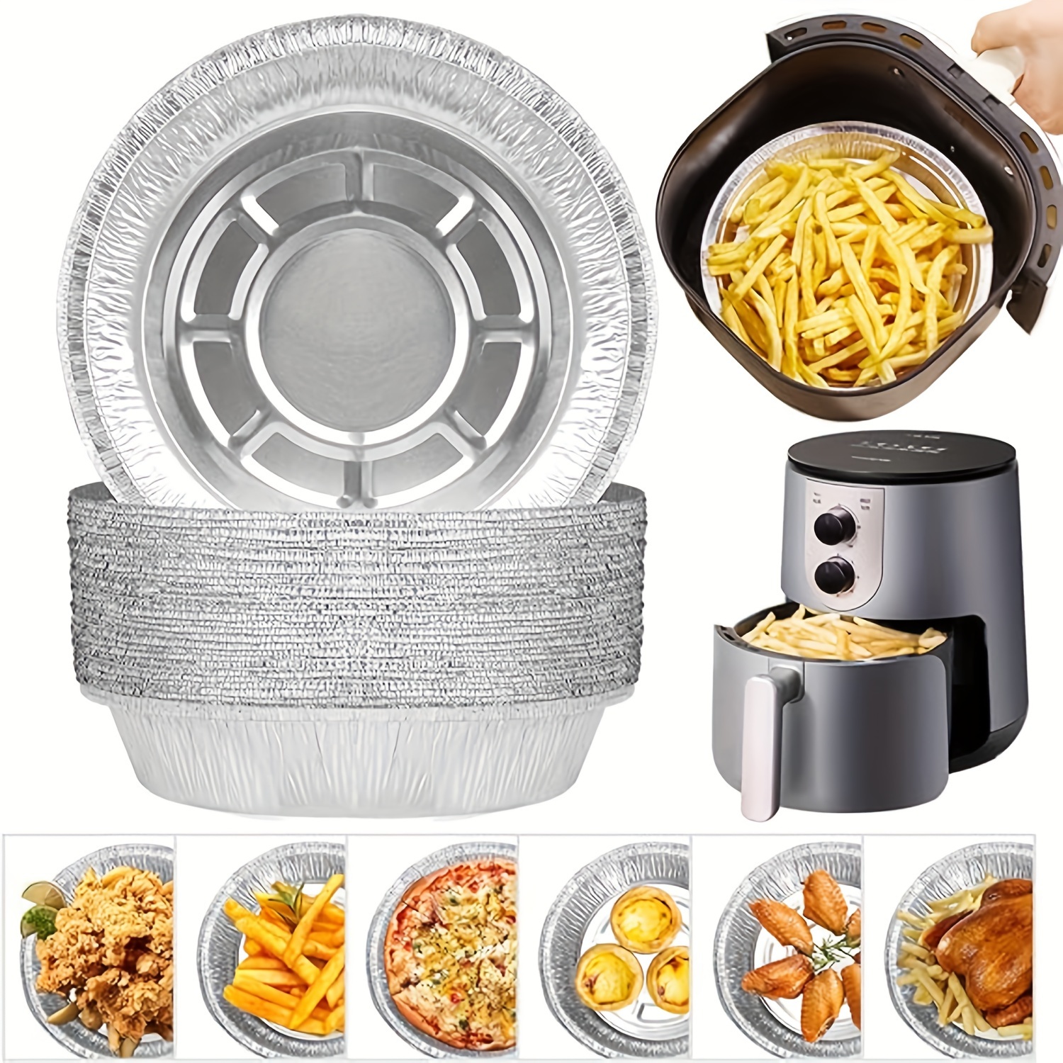 Aluminum Foil Air Fryer Liners Non stick Air Fryer - Temu