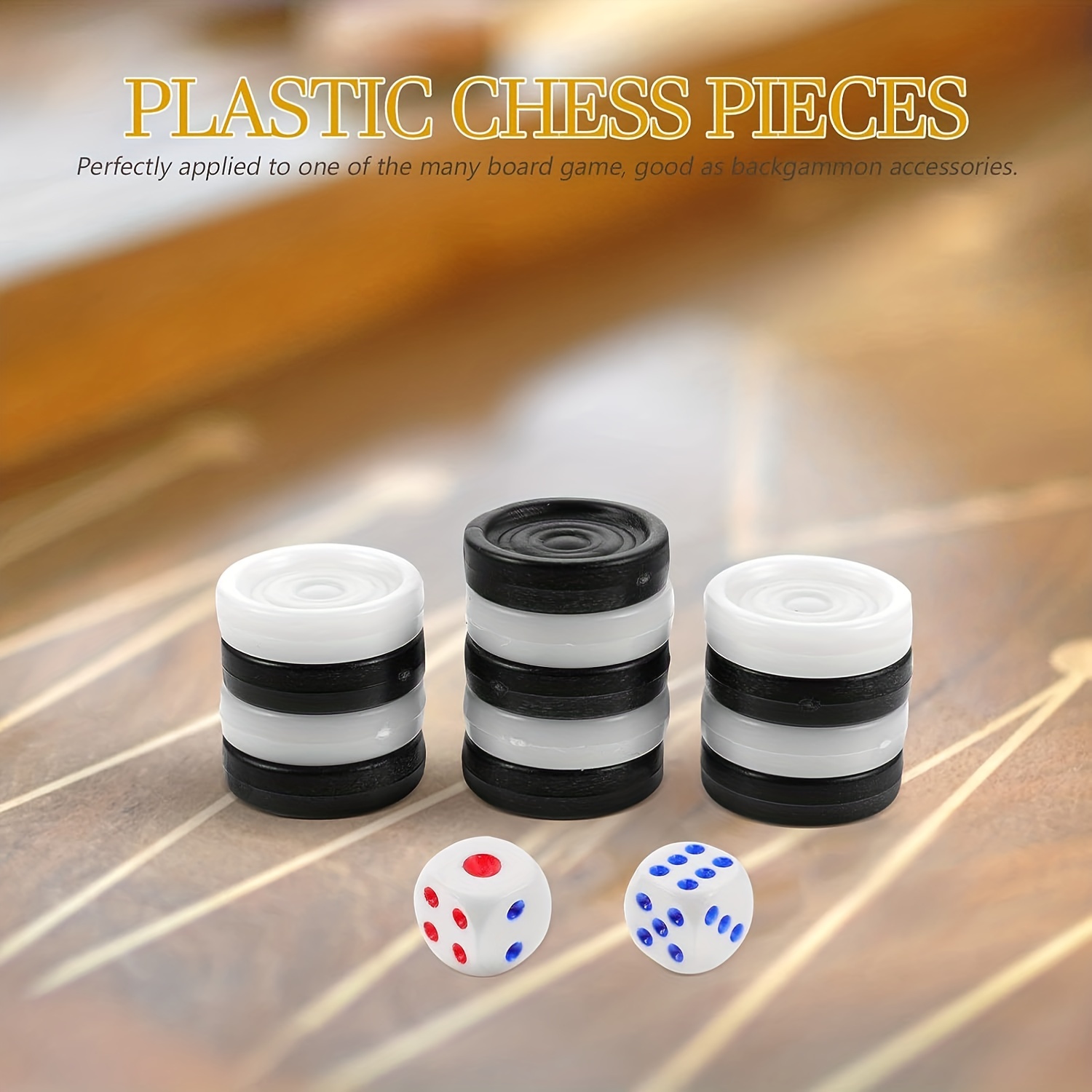 Backgammon Chess Pieces Replacement Checker Board Game - Temu