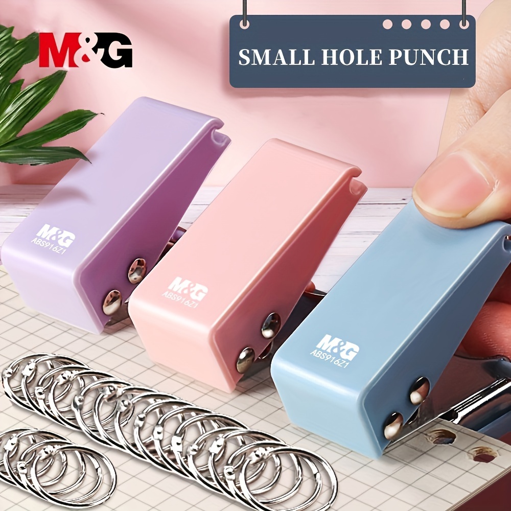 Mini Single Hole Punch Stationery Punch Machine Round Hole - Temu