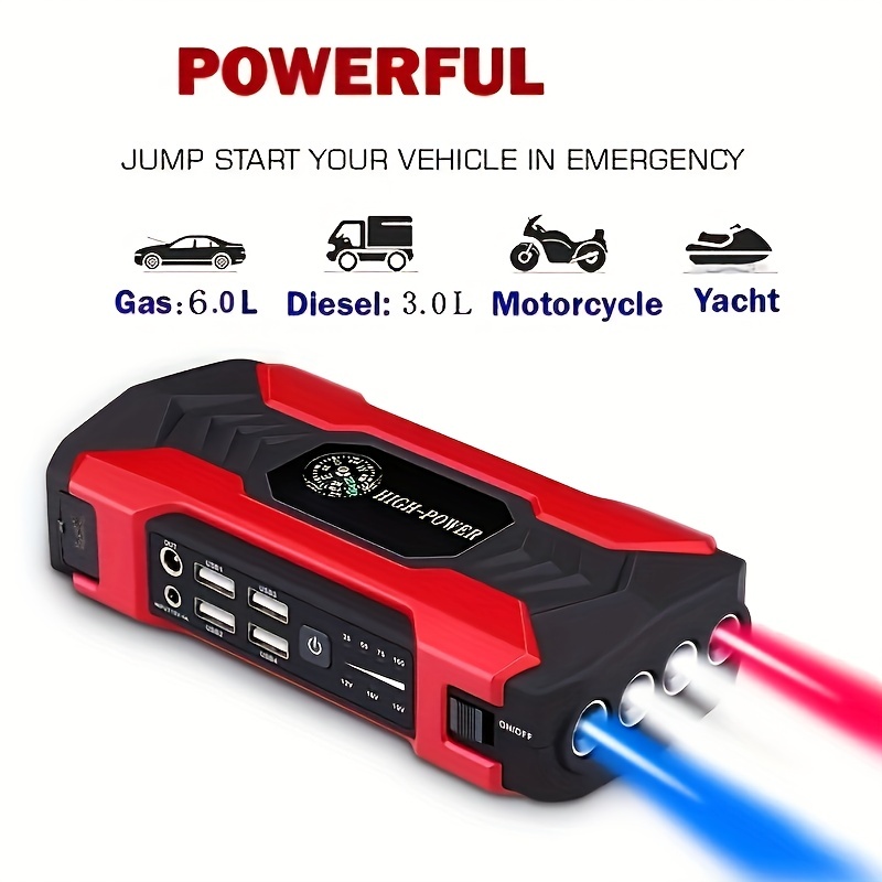 12v 200a Car Jump Starter Portable Power Bank Starting Device