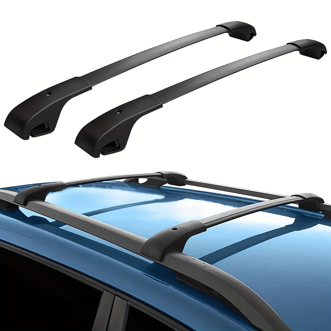 53 For 2014-2022 Jeep Cherokee Car Top Roof Rack Cross Bar Luggage Carrier  Bar