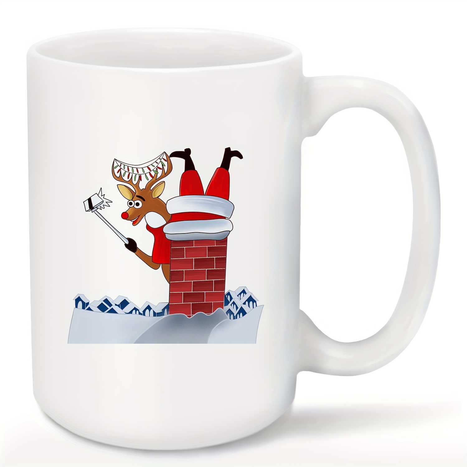 SAIGONESE White Mugs Shrek Ceramic Birthday Cups Christmas Tea 11 Oz Coffee  Mug Gifts For Father's Day