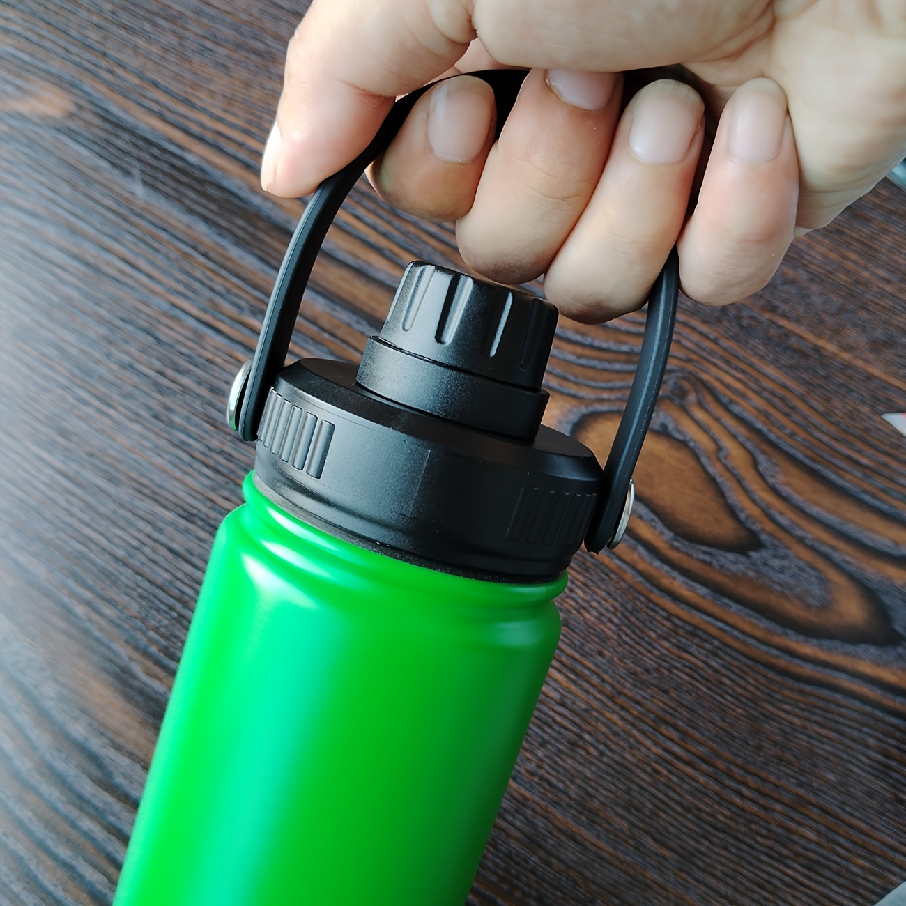 Fluid Flask with flexible spout and lid